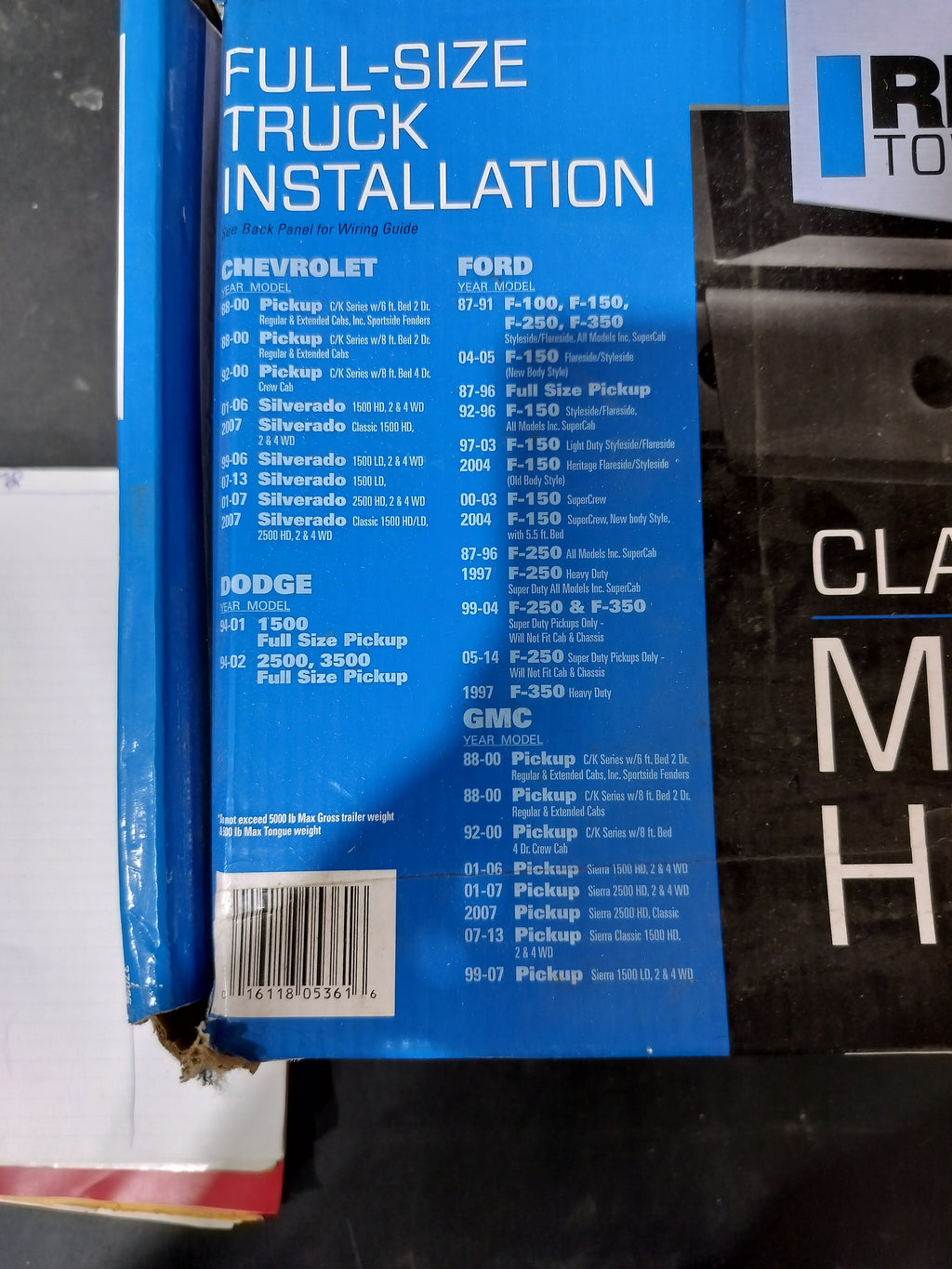 Multi fit Reese hitch