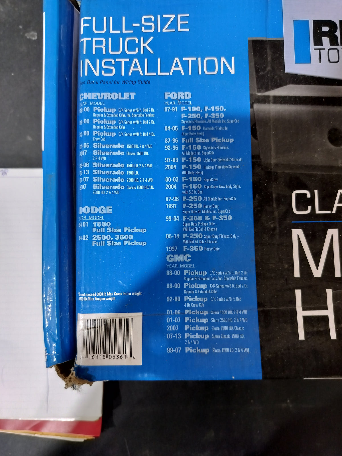 Multi fit Reese hitch