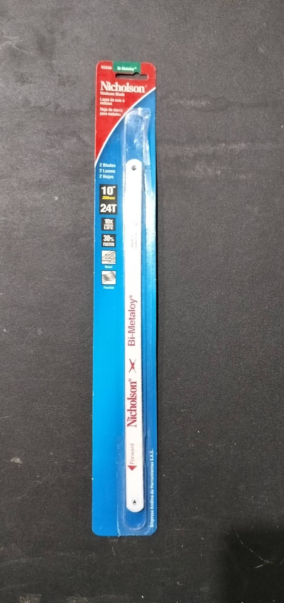 Hacksaw blades 10"