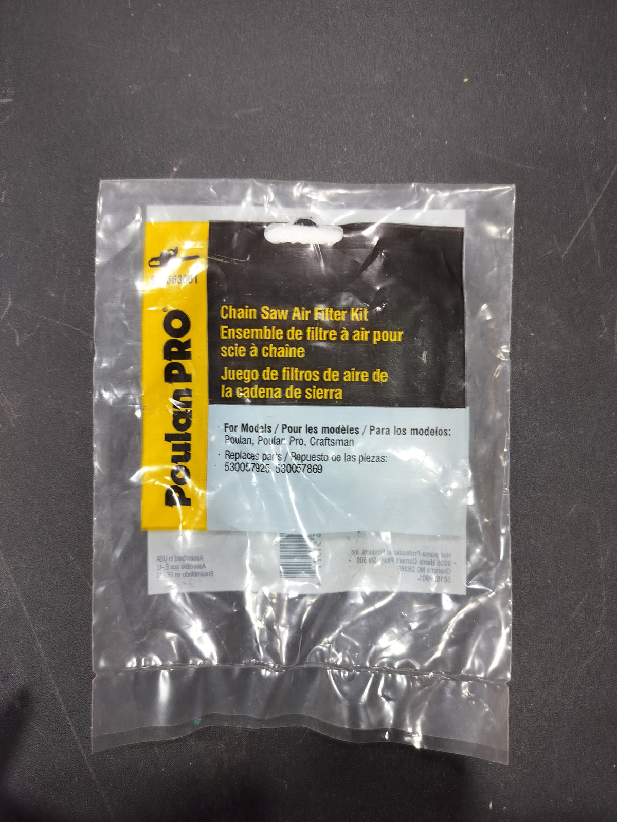 Chainsaw air filter