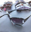 Sunglasses with sparkle frames
