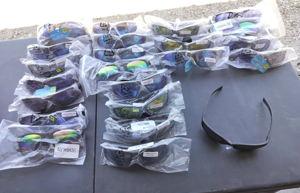 Sunglasses Reflective plastic frame
