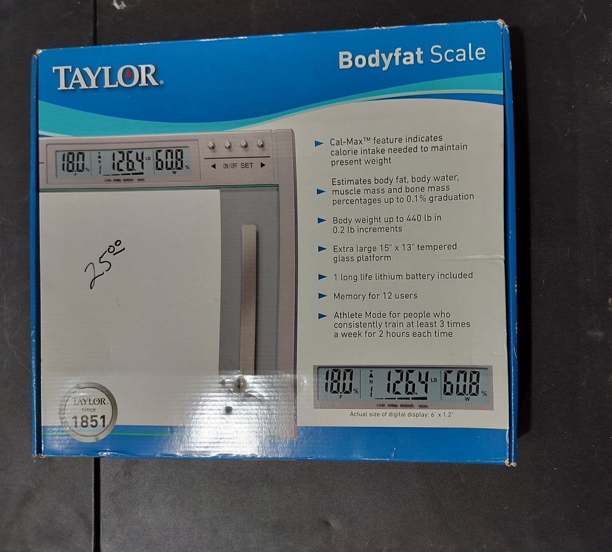 Body fat scale