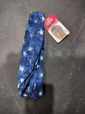 Blue bandana wrap