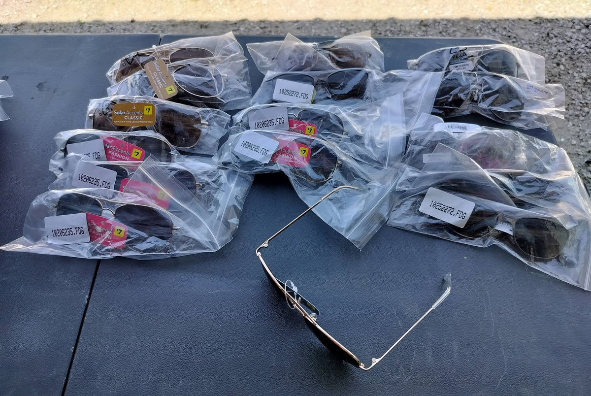 Sunglasses metal frame