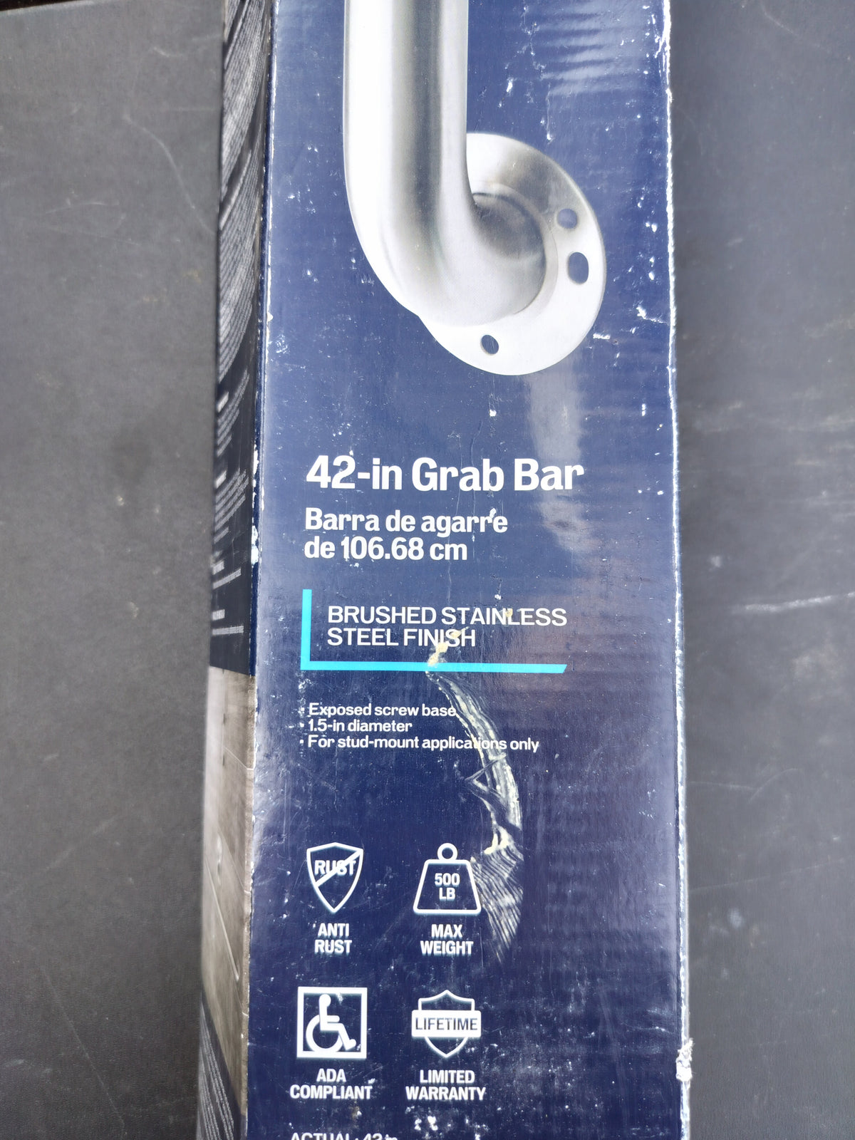 42" grab bar