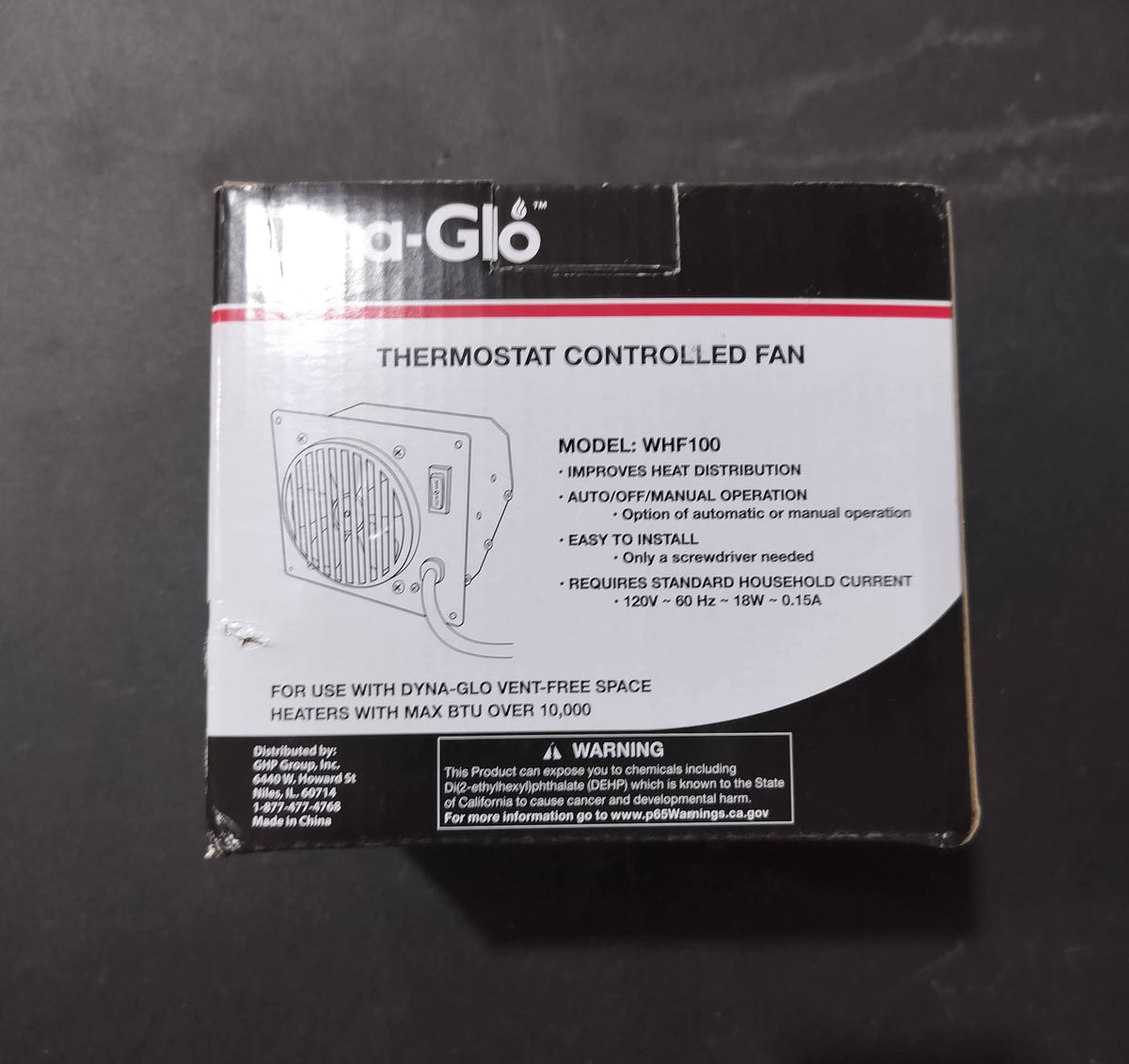 Thermostat fan