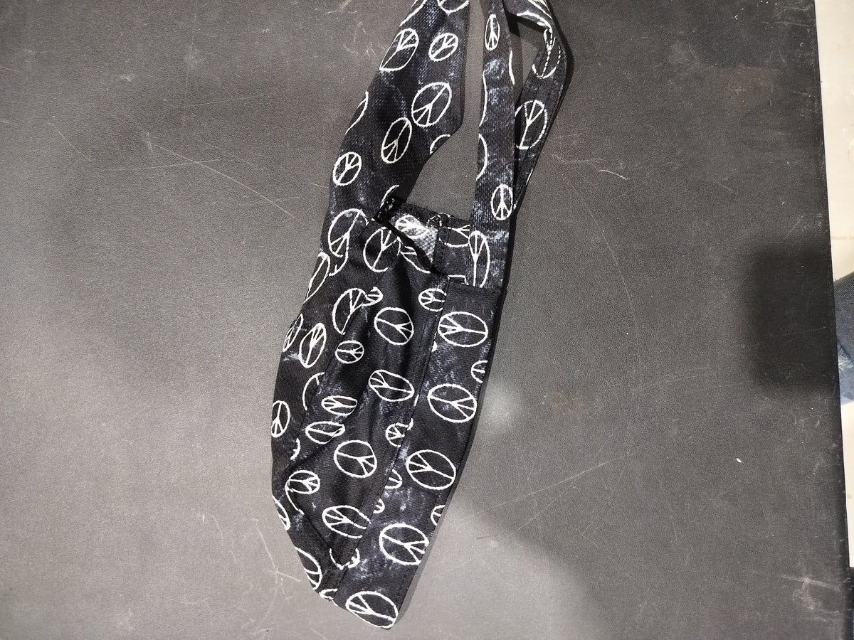 Black bandana wrap