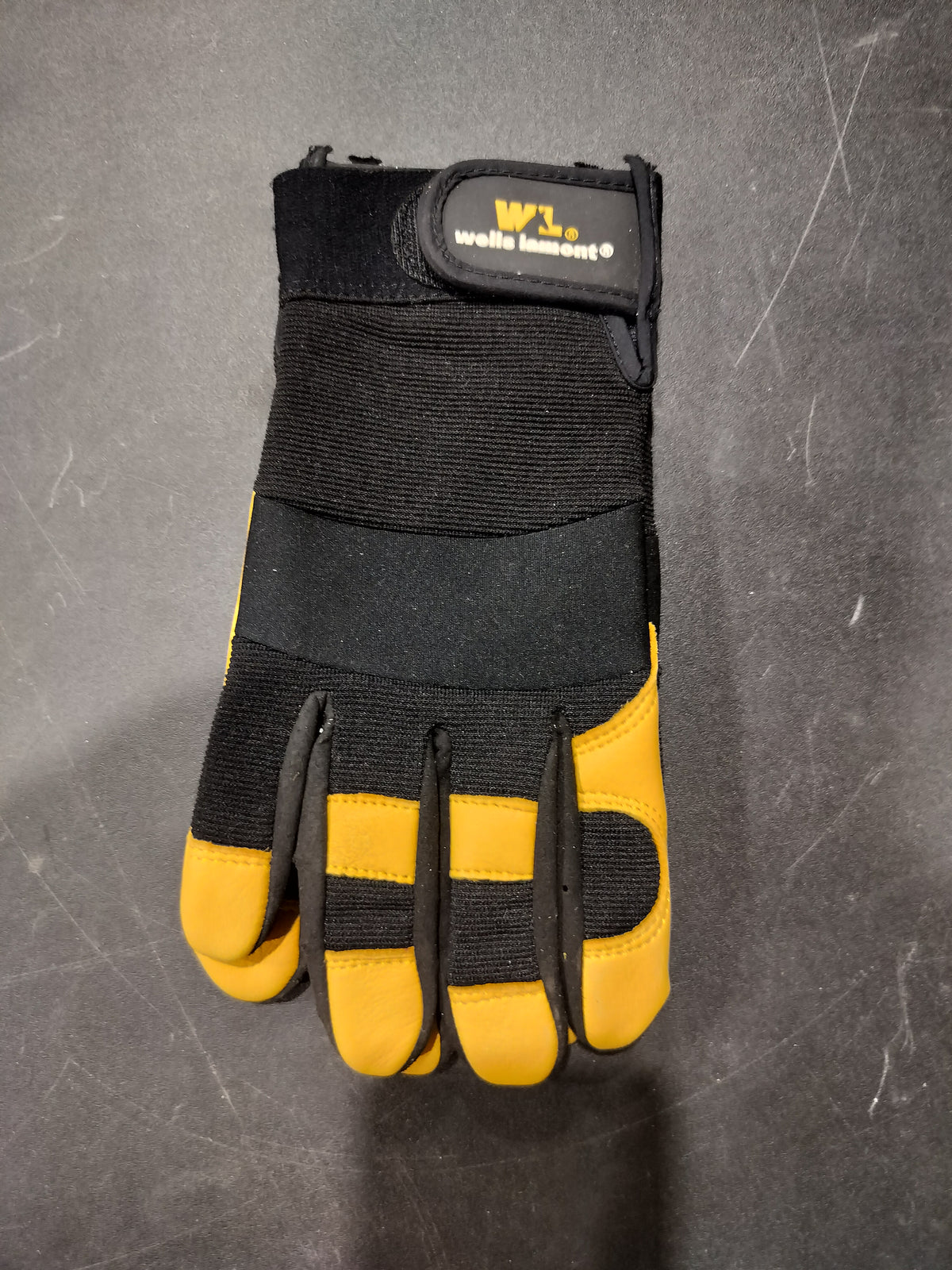 Gloves blk and yellow