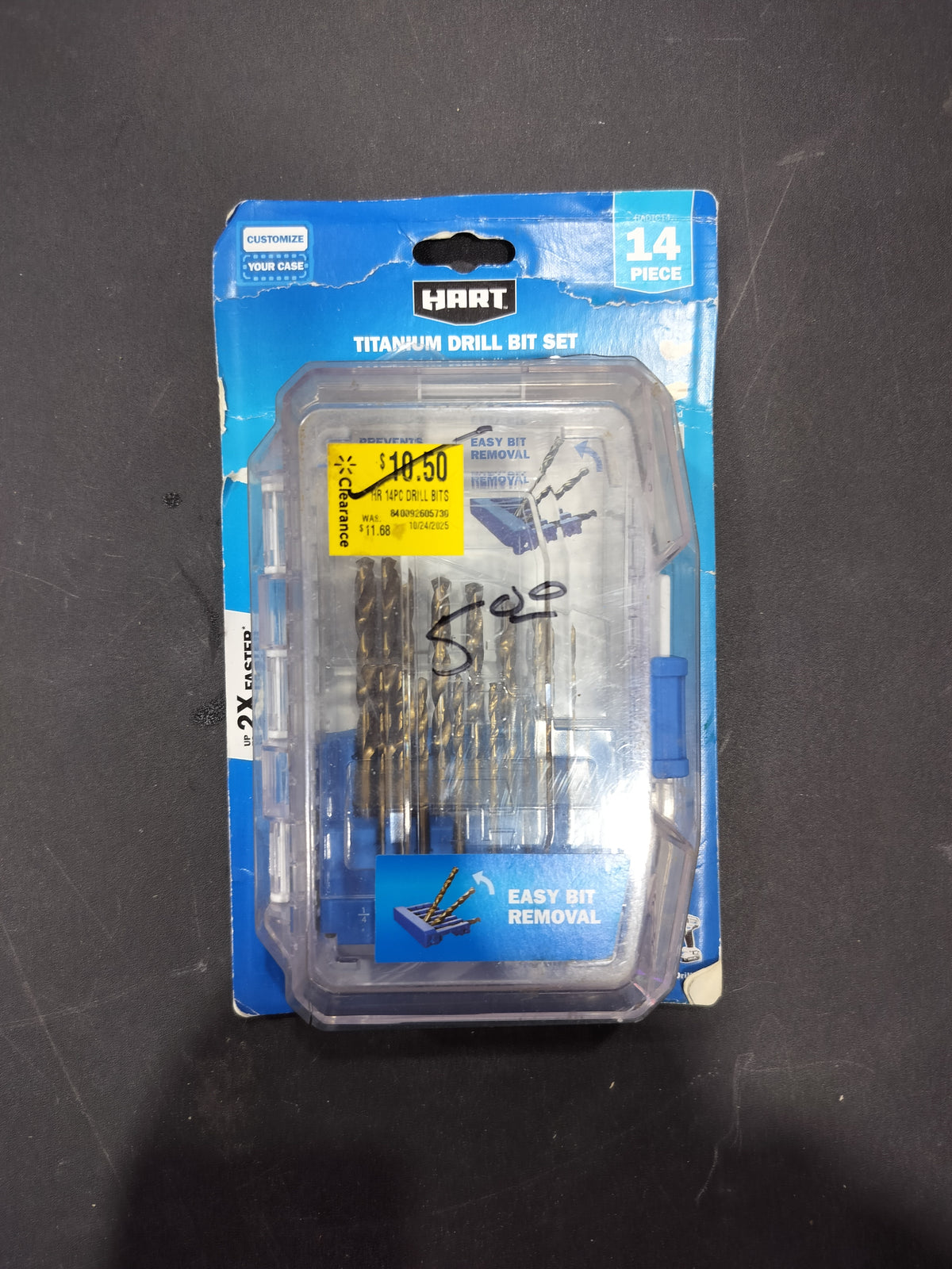 14pc drill bit set