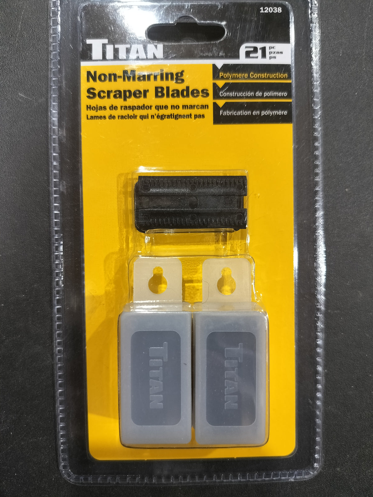 Non maring scrapper blades