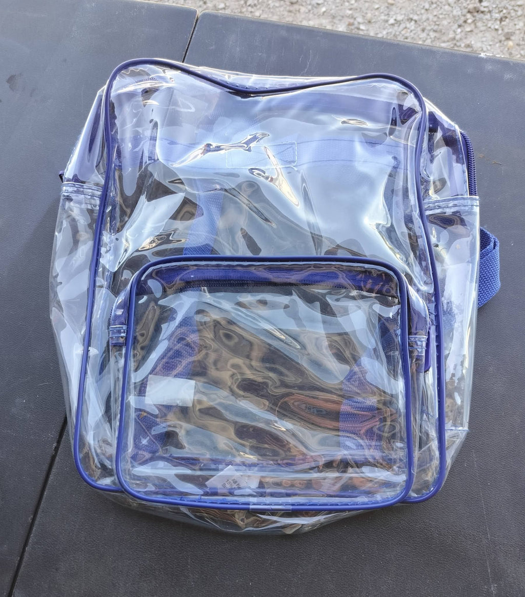 Clear backpack