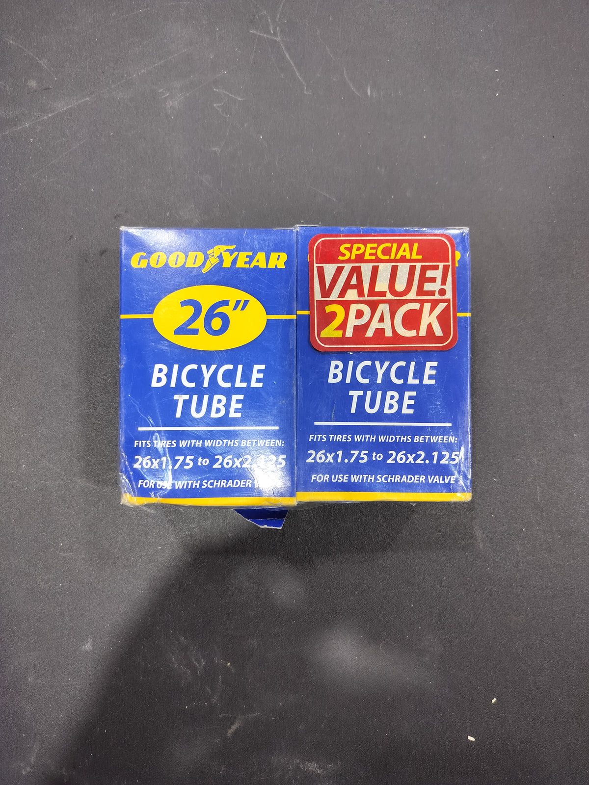 26" bicycle tube 2pack