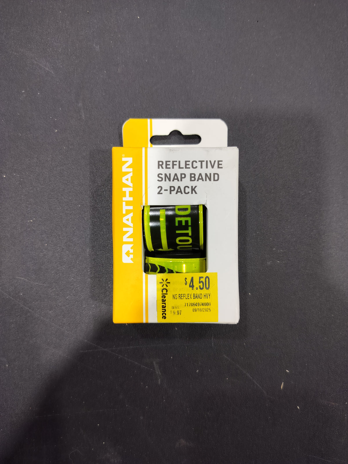 Reflective snap band