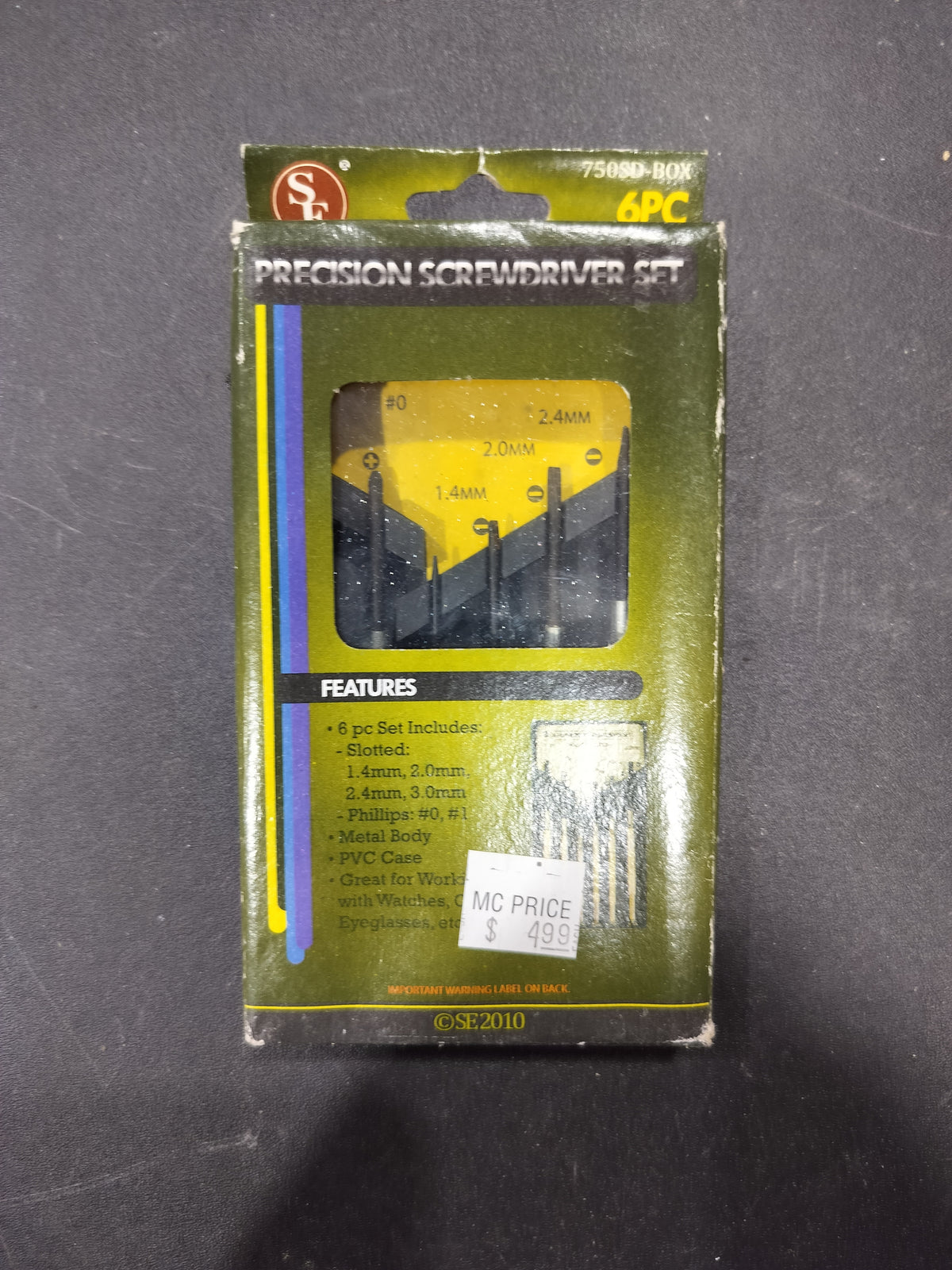 6pc screwdriver set