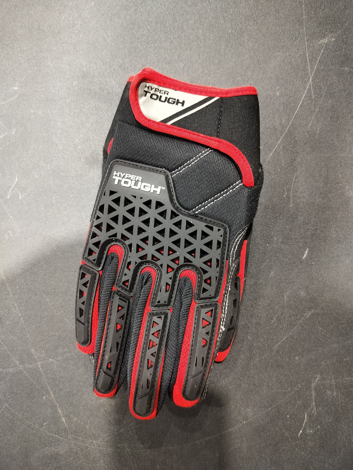 Gloves red blk