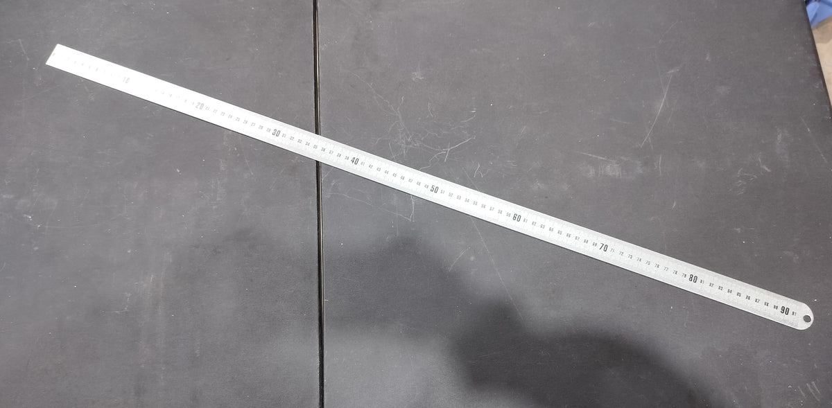 Aluminum ruler