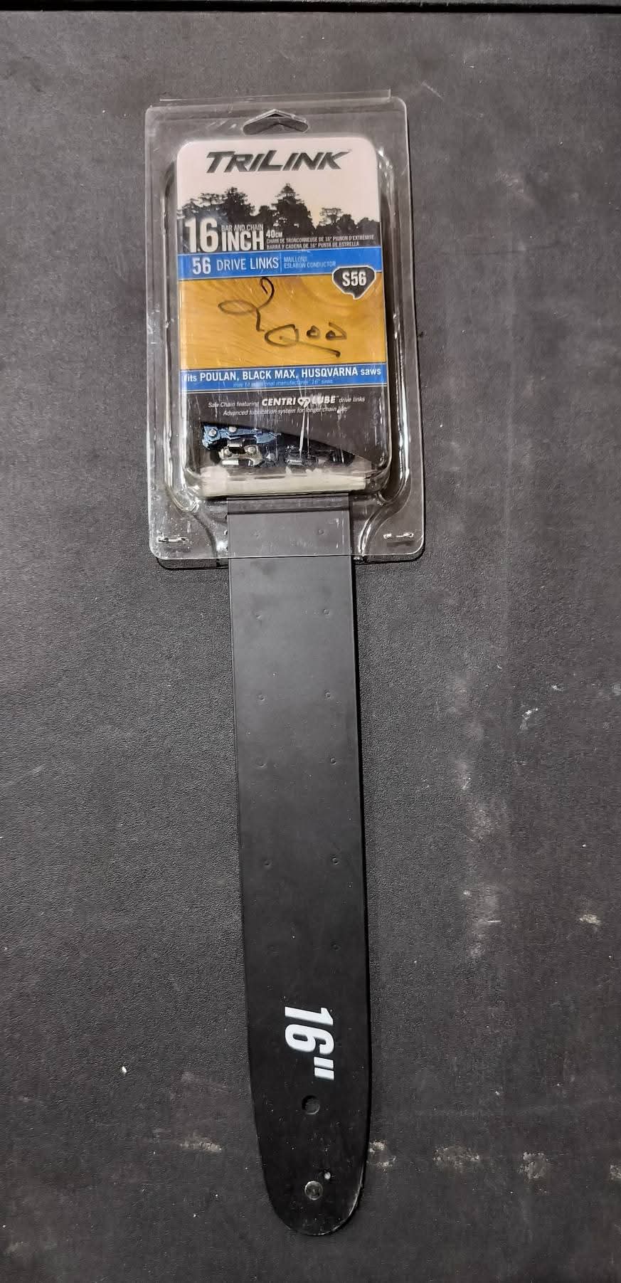 16" bar and chain