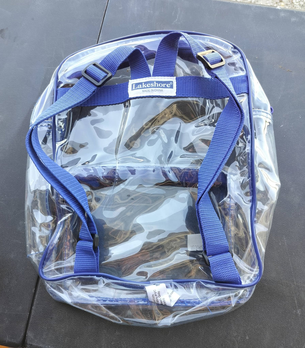 Clear backpack