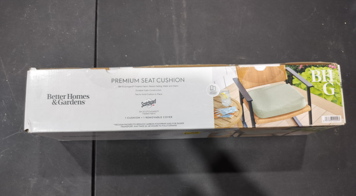 Seat cushion sage green