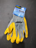 Latex coated gloves lg